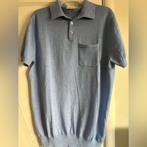Suitsupply Light Blue Polo Shirt